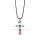 Healing 7 Chakra Beads Cross Meditation Yoga Pendant Fit Neacklace